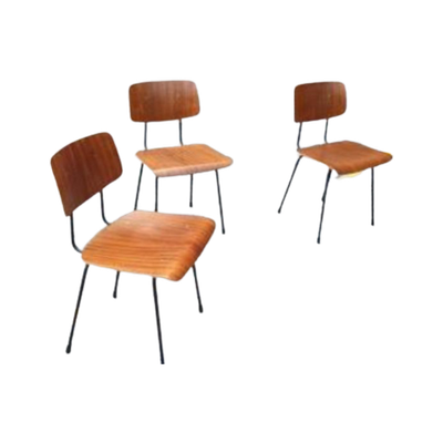 Set Van 3 Cordemeijer Stoelen, Gispen