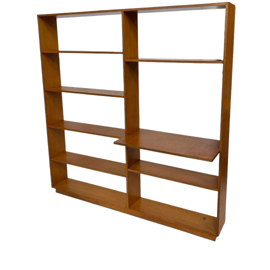 Vintage Wandkast Wandmeubel Eiken Fineer Jaren 60 1