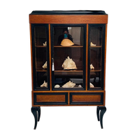 Art Deco Vitrinekast Vintage Antieke Vitrine Kast