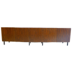 Mooie Vintage Palissander Lowboard Tv Kast Dressoir 249 Cm thumbnail 1