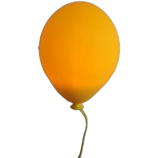 Vintage IKEA Drömminge Luchtballon Ballon Lamp Wandlamp Geel 1