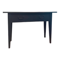 Mooie Oude Wandtafel / Sitetable Off Black Van Farrow & Ball.