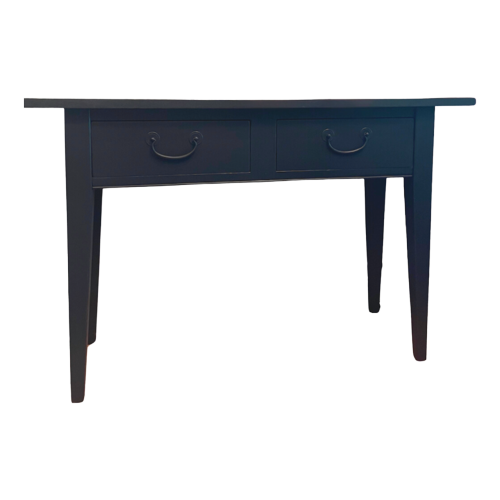 Mooie Oude Wandtafel / Sitetable Off Black Van Farrow & Ball.