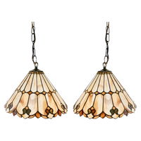 Set Vintage Tiffany Padova Hanglampen