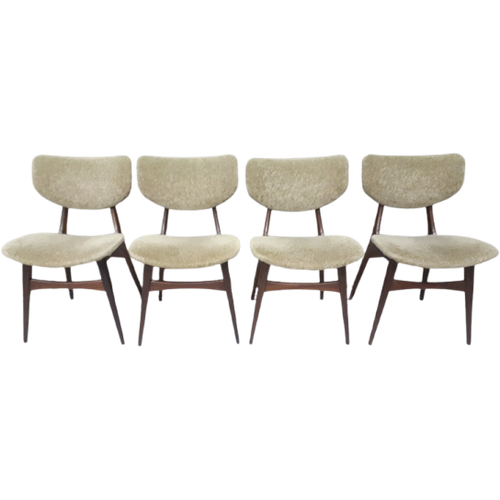 Set Van 4 Vintage Eetkamerstoelen Louis Van Teeffelen Design Stoelen