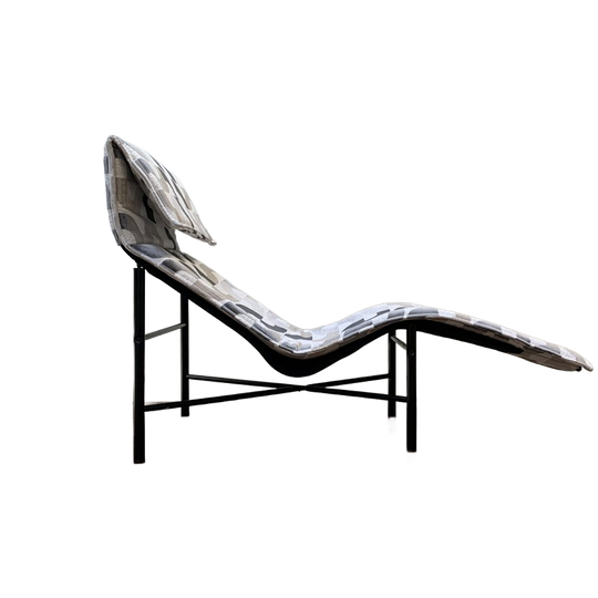 Vintage Scandinavische Chaise Longue – Opnieuw Gestoffeerd 1