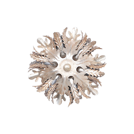 Banci Firenze Florentijnse Wandlamp Zilver Klein, 1970s 1