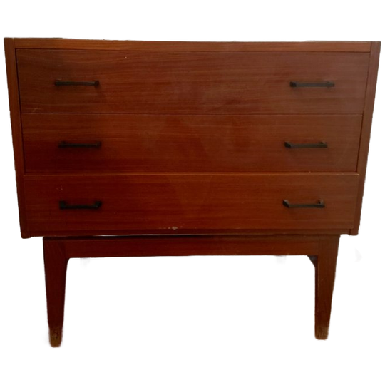 Vintage Houten Lade Kast - Deens/mid Century Modern 1