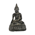 Boeddha Shakyamuni - Brons - Thailand- 3E Kwart 20E Eeuw thumbnail 1