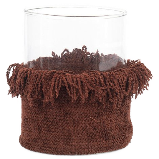 Bazar Bizar | De Oh My Gee Kaarsenhouder - Bordeaux Velvet - L 1