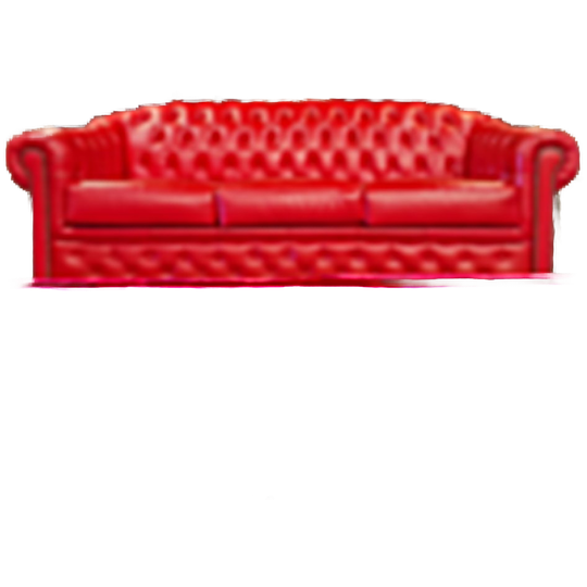 Chesterfield Melbourne 3-zits - Rood 1