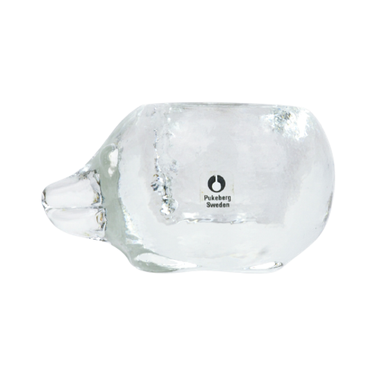 Pukeberg Glas Egel Tandestoker Houder 1