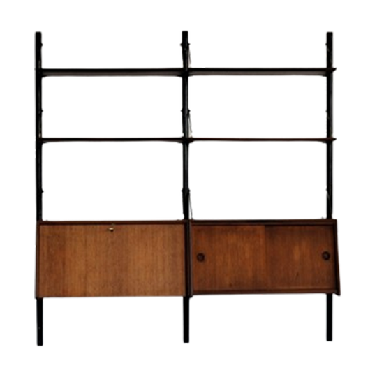 Vintage Wandsysteem | Teak | Jaren 60 | Wébé 1
