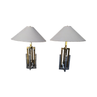 2X  Regency Design Lampen Willy Rizzo