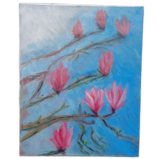 Origineel Schilderij Olie Op Canvas 50x40cm 1