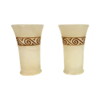 Massive - Albast - Made In Spain - Tafellampen (2) - 70'S