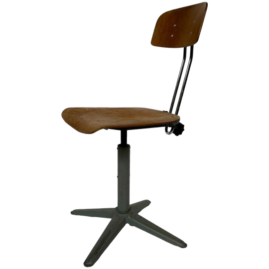 Vintage Tekenstoel Atelierstoel Bureaustoel Jaren 70 Design 1