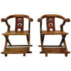 Zeldzame Aziatische Troonstoelen thumbnail 1