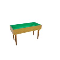 Formica Plantenbak Met Houten Poten