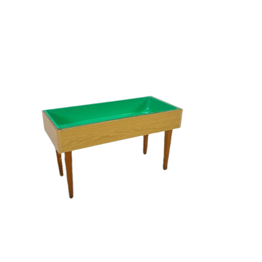 Formica Plantenbak Met Houten Poten 1