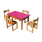 Kindertafel Met 4 Stoeltjes thumbnail 1