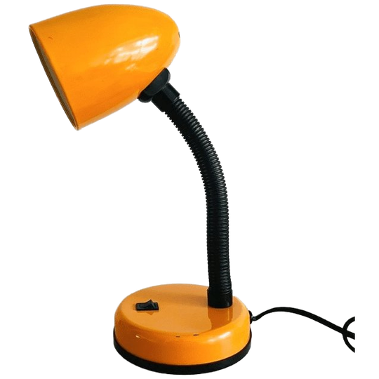 Vintage Flexolamp Bureaulamp Oranje Geel Memphis Milano 1980’s 1