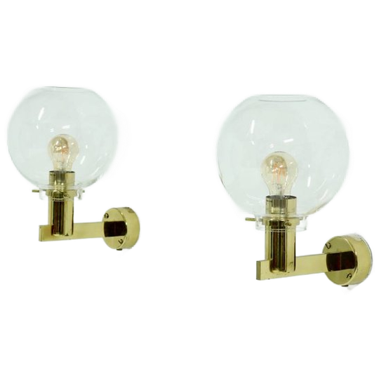 Pair Of Wall Lamps By Hans-agne Jakobsson For Markaryd 1960s 1