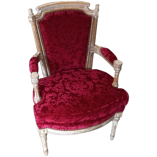 Paar Fijne Gesculpteerde Louis Xvi Periode Cabrioletfauteuils. 1