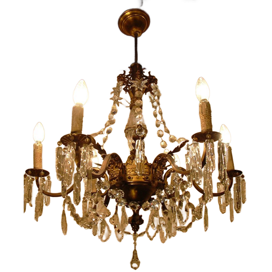 Antieke Franse Empire Kroonluchter 1