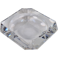 Vintage Val Saint Lambert Kristal Asbak Mid-century ‘60