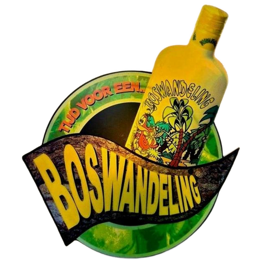 Lichtbakje, Lichtbak, Lichtreclame Van Boswandeling Likeur. 1