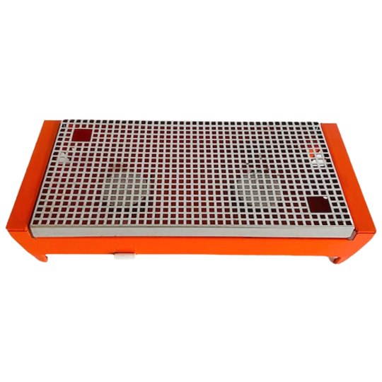 Vintage Rechaud Brabantia Warmhoudplaat Oranje 1970’s 1