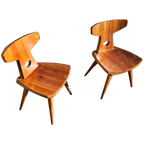 Set Of Two Chairs By Jacob Kielland-brandt For I. Christiansen, 1960s thumbnail 1