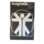 J.tylman, Icograda, 1976, Original Vintage Exhibition Poster, thumbnail 1