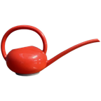 Red Plastic Watering Can 1960S thumbnail 1