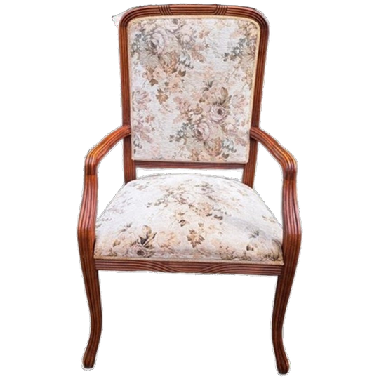 Antieke Slaapkamer Stoel Afm. 56 X 52cm En 108cm Hoog 1