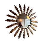 Mid Century Convex Sunburst Mirror Zonnespiegel thumbnail 1