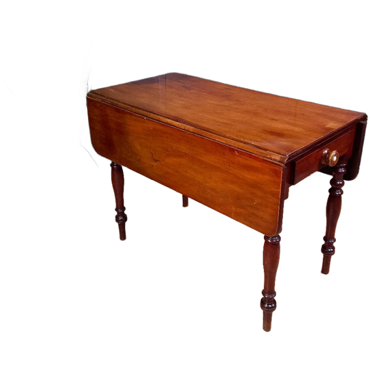 Antieke Engelse Pembroketable, Sidetable 1