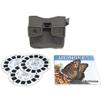Vintage View-master & 3 Butterfly Plaatjes Vintage Retro