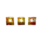 3 X Raak Coloured Glass Wall Sconces Lamps Willem Van Oyen. thumbnail 1