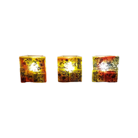 3 X Raak Coloured Glass Wall Sconces Lamps Willem Van Oyen.