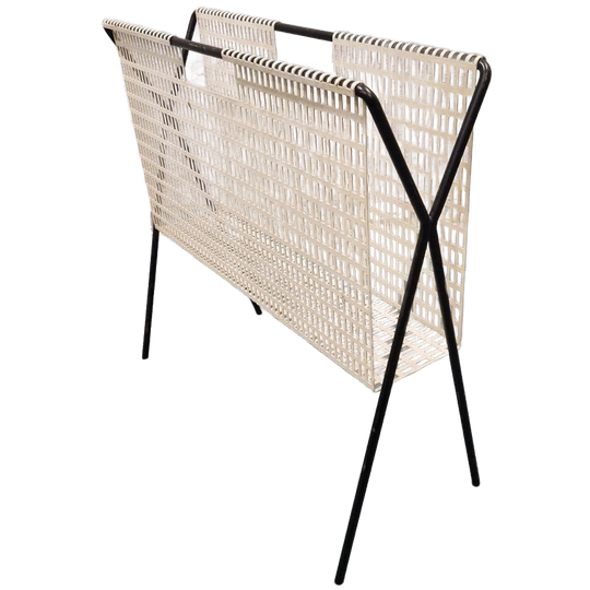 Vintage Lectuurrek Krantenbak Pikastro Stijl Fifties Design 1