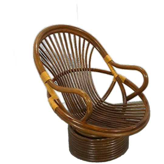 Rotan Manou Draai Stoel 1