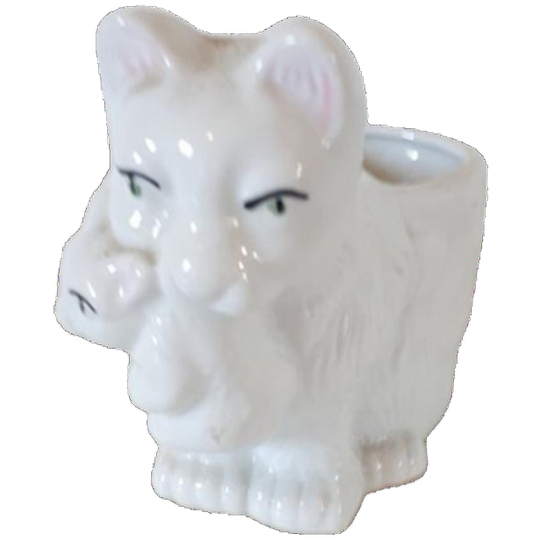 Retro Bloempot Poes Potje Jaren 70 Bloempotje 1