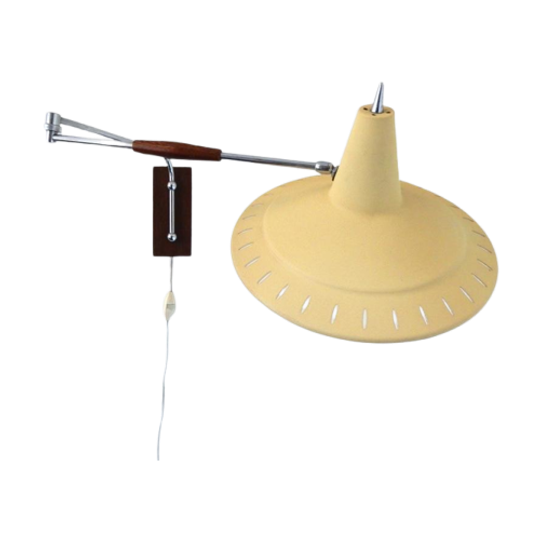Vintage Anvia J. Hoogervorst Wandlamp Lamp Jaren 50 1