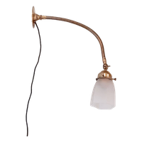 Pg40 – Vintage Wandlamp – Buigzame Arm – Glas