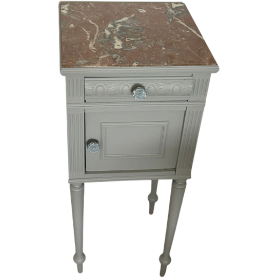 Wandkastje / Plantentafel / Nachtkast Marmer Little Lamp 1