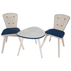 Vintage Stoelen Met Tafeltje. thumbnail 1