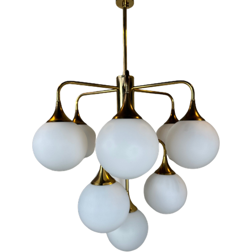 Vintage Boulanger Brass Chandelier