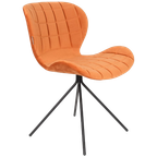Set (2) Zuiver Omg Velvet Stoel Oranje thumbnail 1